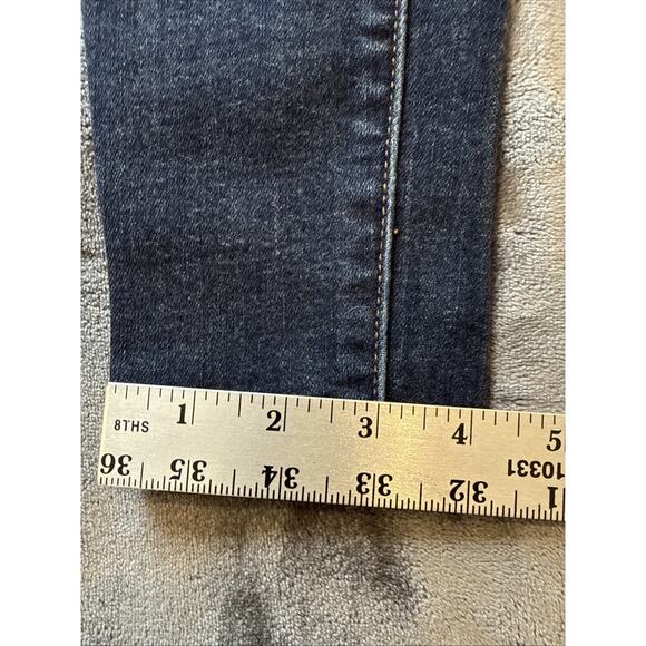 American Eagle Women's Hi-Rise Jegging Blue Denim Jeans Stretch Size 0 Short - Picture 4 of 15